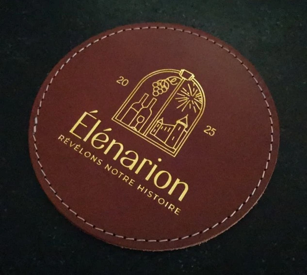 Sous-verre Elenarion - Dessus Noir.webp